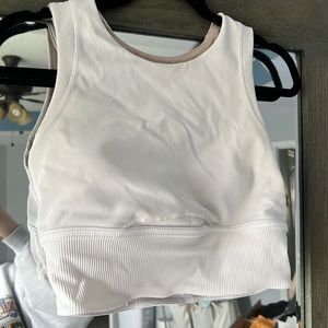 Lululemon kick serve bra texture (white)